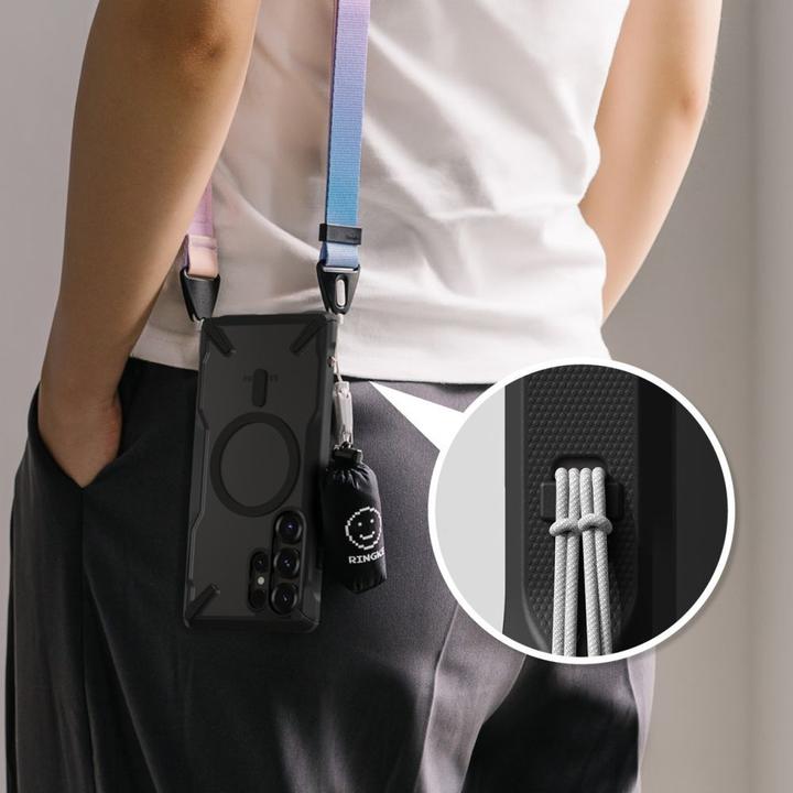 Produktbild Ringke Fusion X MagSafe Case for Samsung Galaxy S25 Ultra - Black (Samsung Galaxy S25 Ultra)