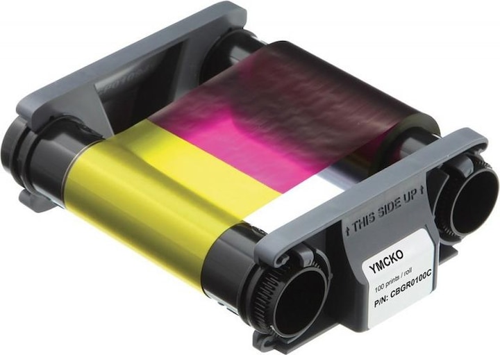 Actual product image Evolis Ribbon for 100 prints (6 cm, Black)