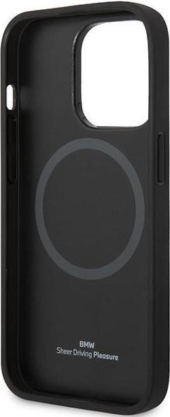 Produktbild BMW Etui BMHMP14L22RPSK iPhone 14 Pro 6,1" czarny/black Leather Seats Pattern MagSafe (Apple iPhone 14 Pro)