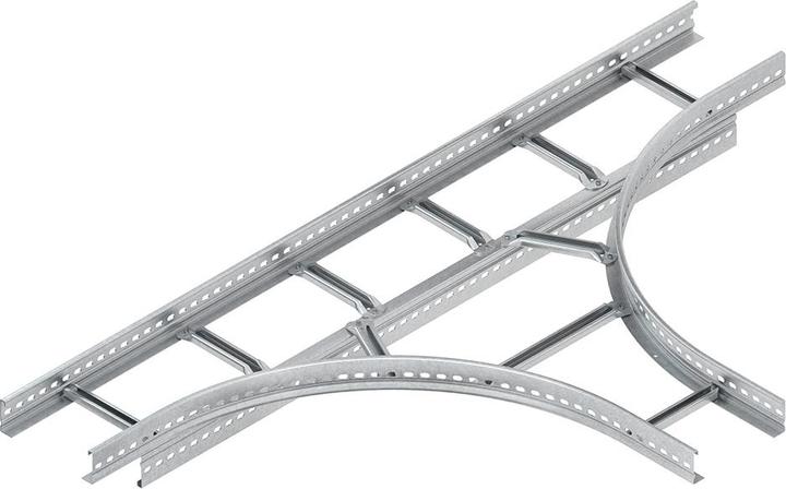 Image du produit Niedax NIE KLT 60.203 F Pièce en T 60x200mm avec barres latérales perforées galvanisées à chaud (129 cm)