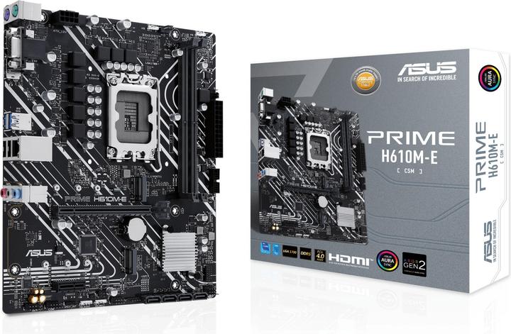 ASUS PRIME H610M-E-CSM (LGA 1700, Intel H610, mATX)