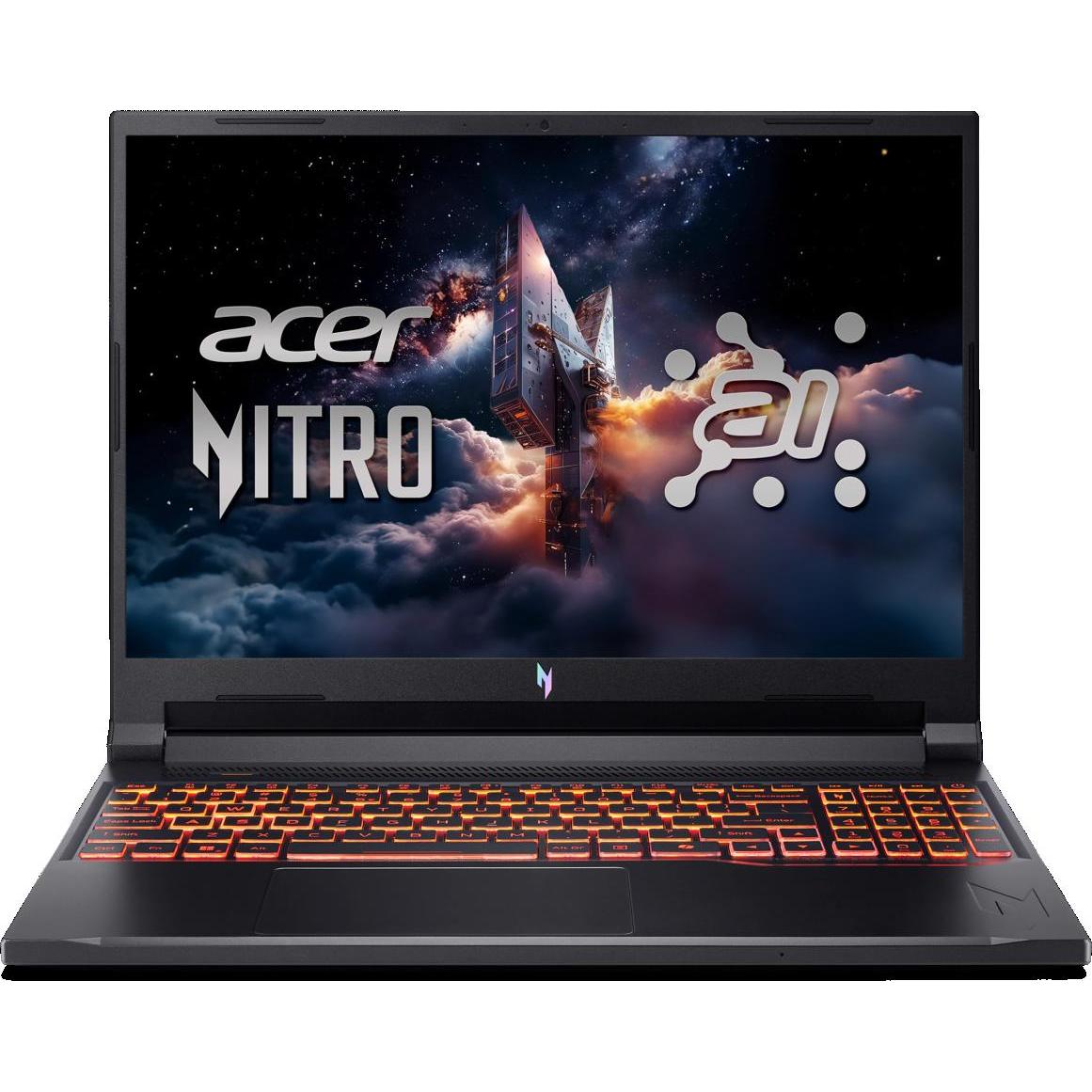 Acer Nitro V 16 AI (16", 1000 GB, 32 GB, Englisch International), Notebook, Schwarz