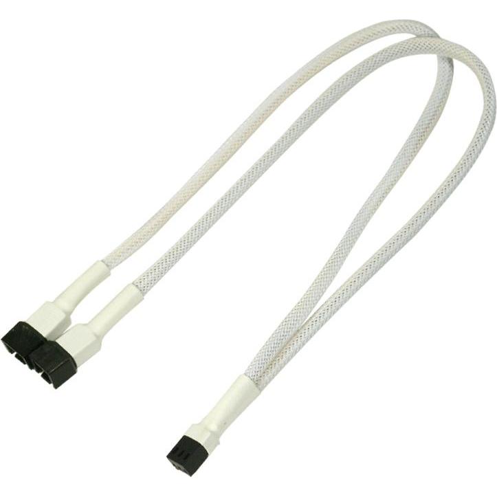Nanoxia, Verlängerungskabel, 3-Pin Molex Y-Kabel (0.30 m, 3-Polig)