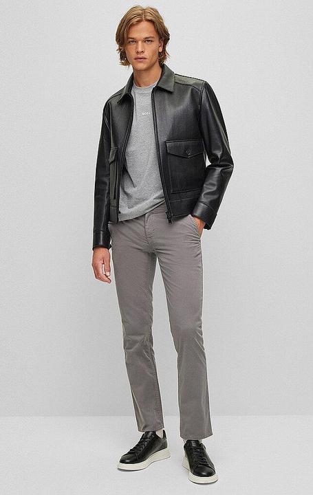 Actual product image BOSS Orange Schino-Slim Chino Slim Fit Dark Grey (W33/L32)