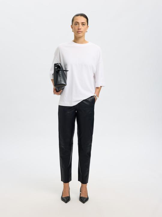Produktbild Selected Femme Tapered Lederhose (40)