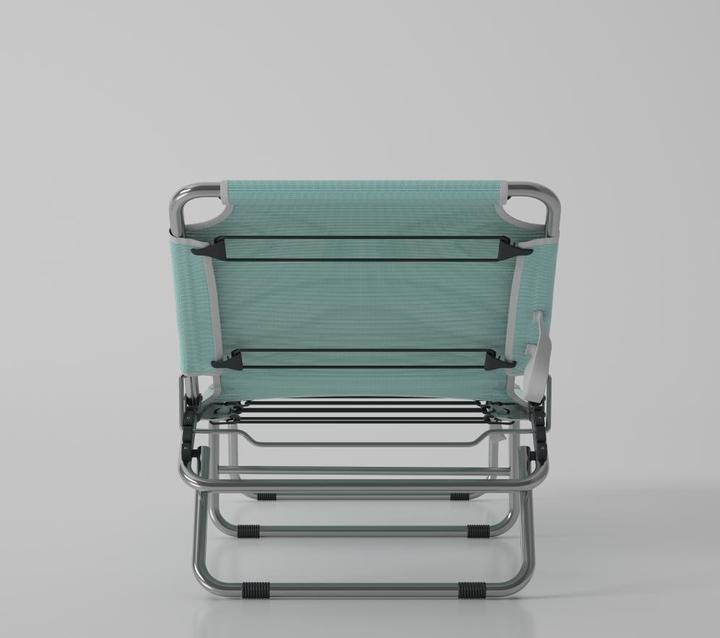 Actual product image Fiam AMIGO EV three-legged lounger, frame: aluminium (190 cm)