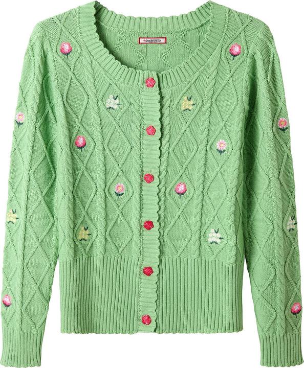 Produktbild Joe Browns Floral Embroidered Cable Knit Cardigan (36)