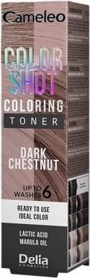 Delia Cosmetics Cameleo Color Shot Hair Toner Dark Chestnut 60ml (Dunkle Kastanie)