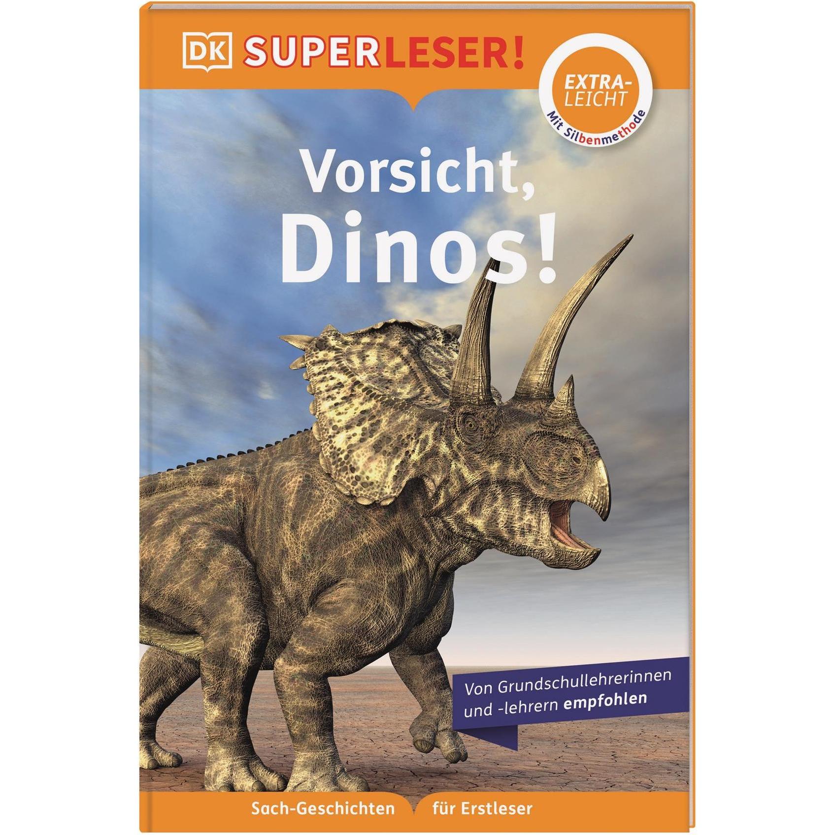 SUPERLESER! Vorsicht, Dinos!, Libro per bambini di Simone Heller