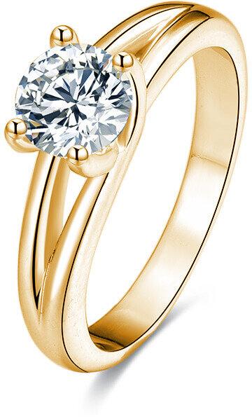 Produktbild Beneto Silver ring with crystals AGG199 - Circuit: 52 mm (52)