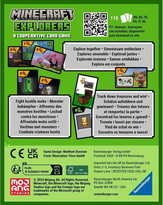 Actual product image Ravensburger Minecraft Explorers (Dutch, English, French, German, Italian, Portuguese, Spanish, 2 - 4 Players)
