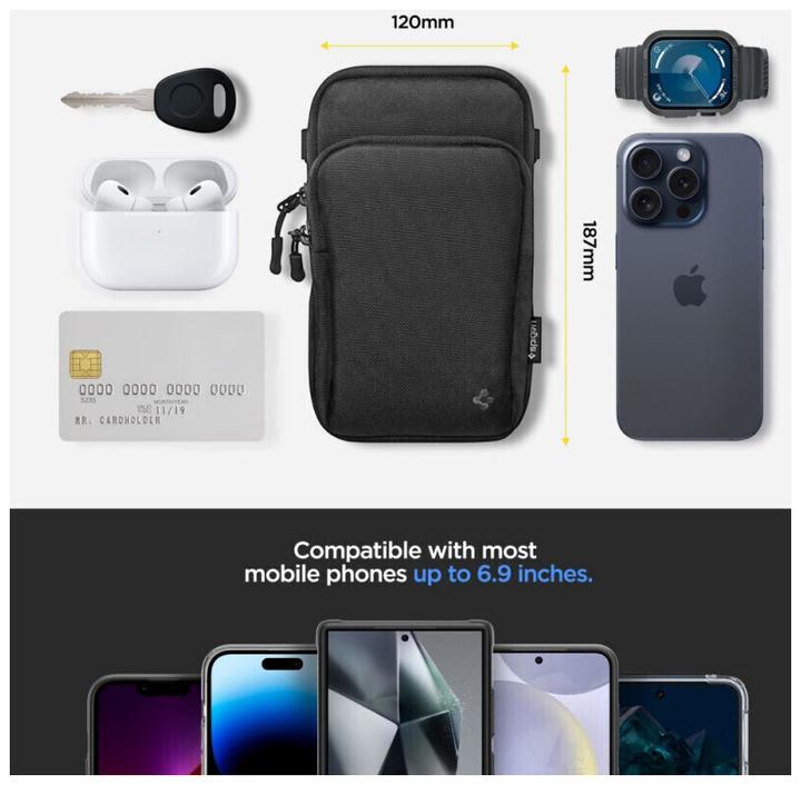 Produktbild Spigen KD400 Universal Cross Bag Klasden - Black