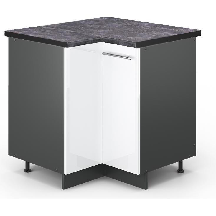 Vicco, Regal, Eckunterschrank Fame-Line (80.5 x 60 x 81.5 cm)