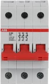 Produktbild ABB E203/80R Trennschalter pro M compact Schaltgriff rot 3S