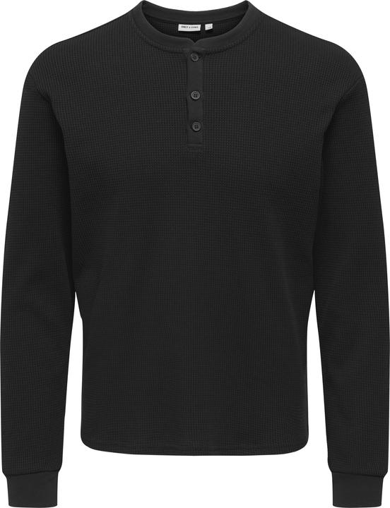 Actual product image Only & Sons Onstobie Reg Ls Henley Tee Noos (L)