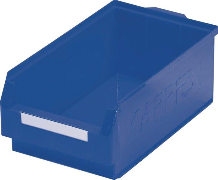 Actual product image Kappes Open fronted storage box L500xW300xH200mm PE blue