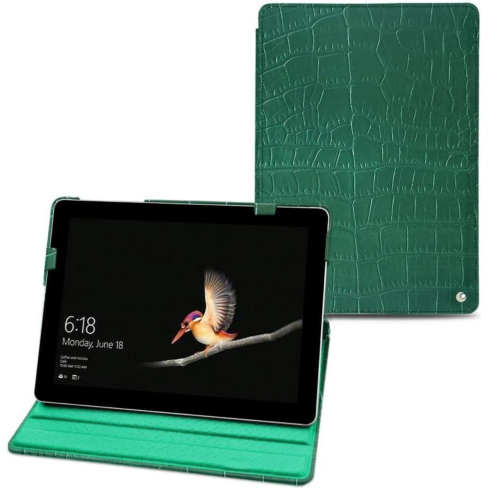 Noreve Lederschutzhülle (10", Microsoft), Notebooktasche, Grün
