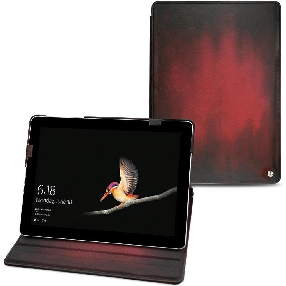 Noreve Lederschutzhülle (10", Microsoft), Notebooktasche, Rot