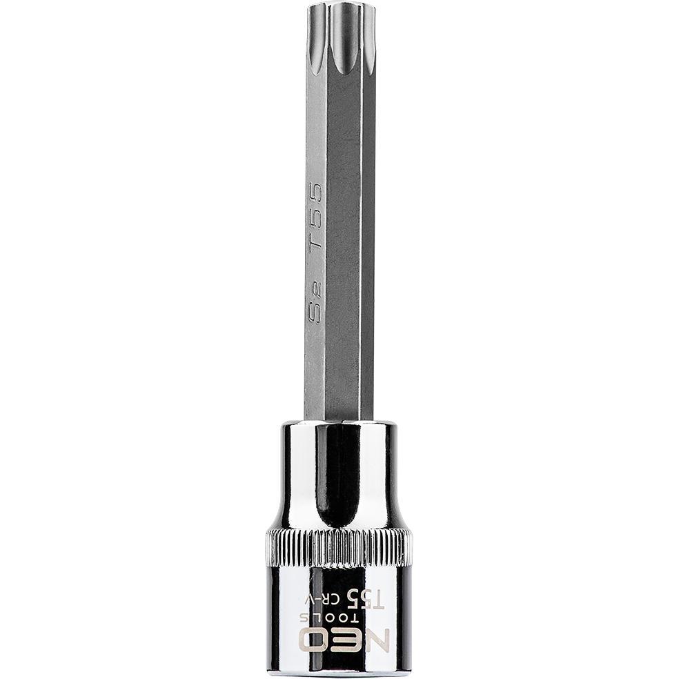 Topex, Chiave a bussola, Torx-Bit auf 1/2"-Einsatz, T55 x 100 mm