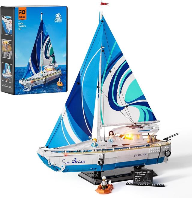 Lumibricks Segelboot La Brisa mit LED-Beleuchtung 1:24