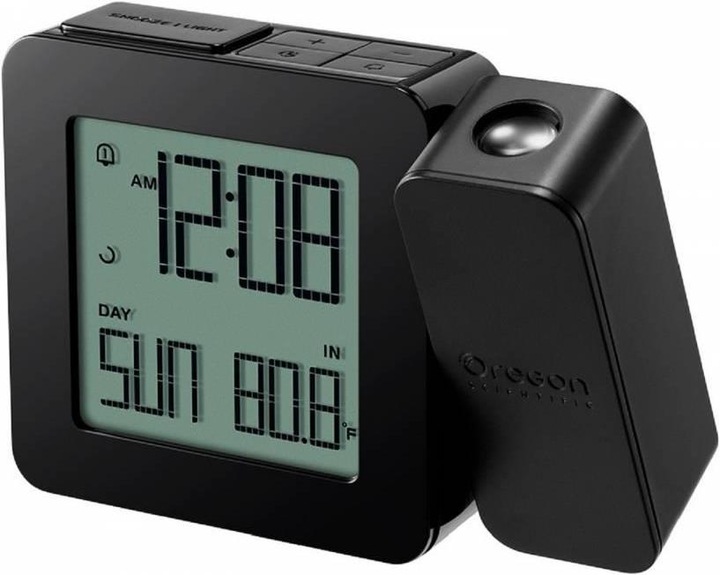 Actual product image Oregon Scientific Oregon PROJI radio controlled clock RM338PX-BLA