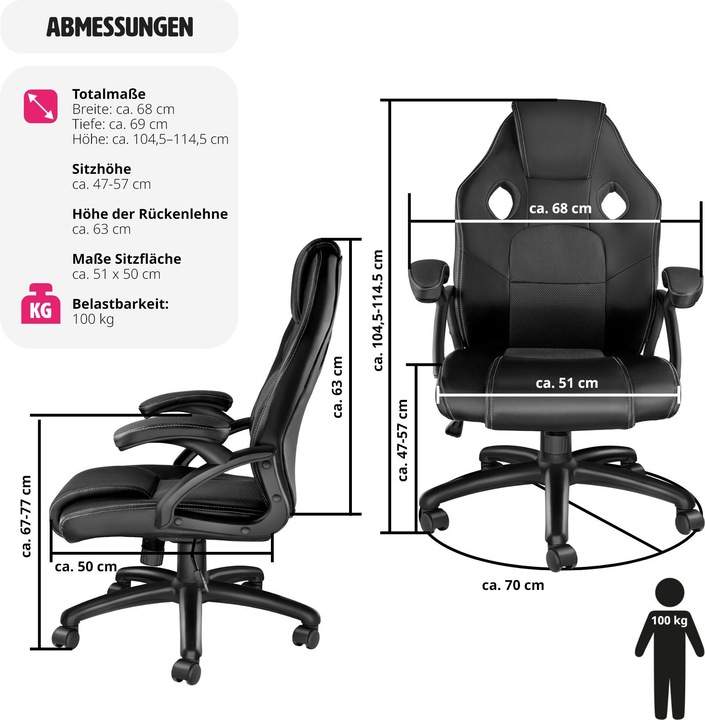Immagine prodotto tectake Sedia da gioco racing Mike