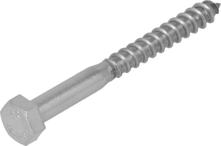 Produktbild Proftec 5350.30.61901 Houtdraadbout RVS-A2 SW-13 DIN571 8 x 50 mm - 20 stuks
