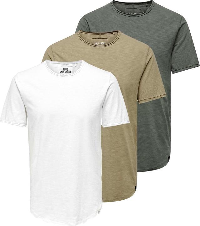 Actual product image Only & Sons 3er Pack BENNE T-Shirt (XL)
