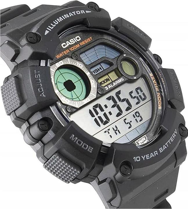 Image du produit Casio WS-1500H-1AVEF (Chronographe, Montre numérique, 50 mm)
