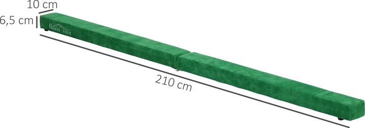 Produktbild Homcom Schwebebalken Kiefernholz, Polyester Grün