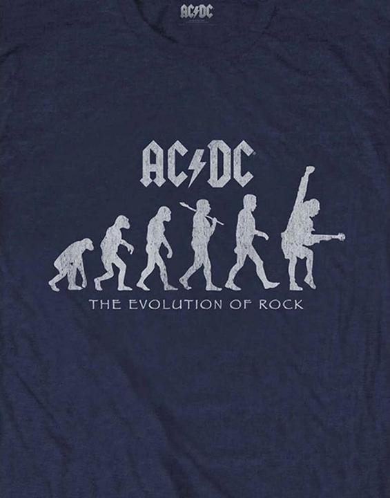 Actual product image AC/DC The Evolution of Rock TShirt (L)