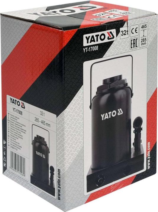 Actual product image Yato Professional hydraulic ram jack YT-17008 up to 32 tons