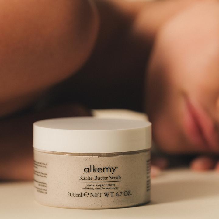 Actual product image Alkemy Body scrub, shea butter (200 ml)