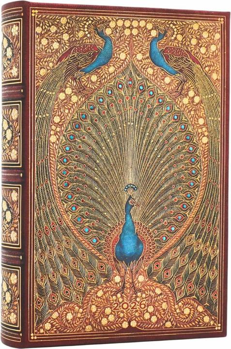 Paperblanks Hafiz' Pfauen (9.5 x 14 cm, Deutsch)