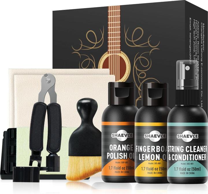 Shaevle Gitarrenreinigungsset All-in-One (Nettoyage des instruments)