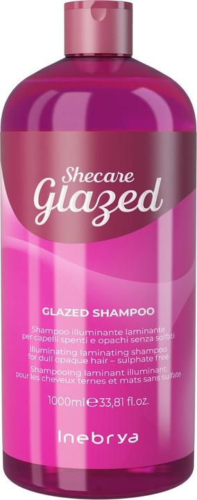 Produktbild Inebrya Shecare Glazed Illuminating Shampoo für stumpfes und mattes Haar 1000ml (1000 ml, Flüssiges Shampoo)