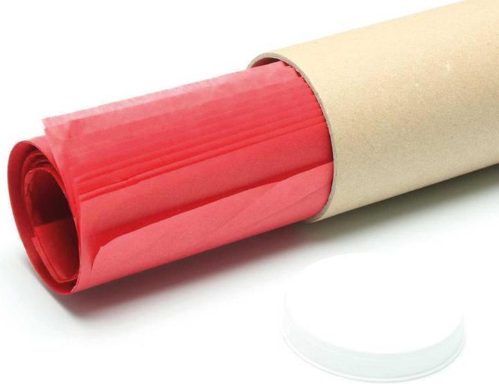 Image du produit Modellbau Lindinger japan air papier entoilé 16g rouge 500 x 750 mm 10pcs. roulé