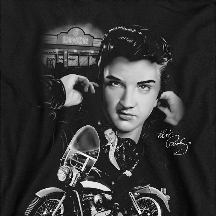 Produktbild Elvis The King Rides Again Kapuzenpullover (116)