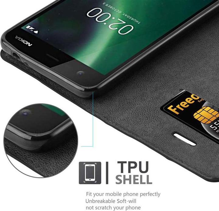 Produktbild Cadorabo Book Invisible Magnet Cover (Nokia 2)