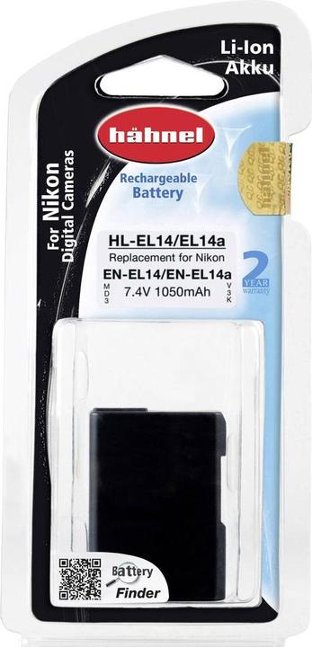 Actual product image Hähnel Spare battery HLX-EL14, for Ni EN-EL14 (Camera battery)