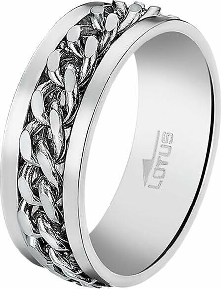 Produktbild Lotus Edelstahlring, Herren (66)