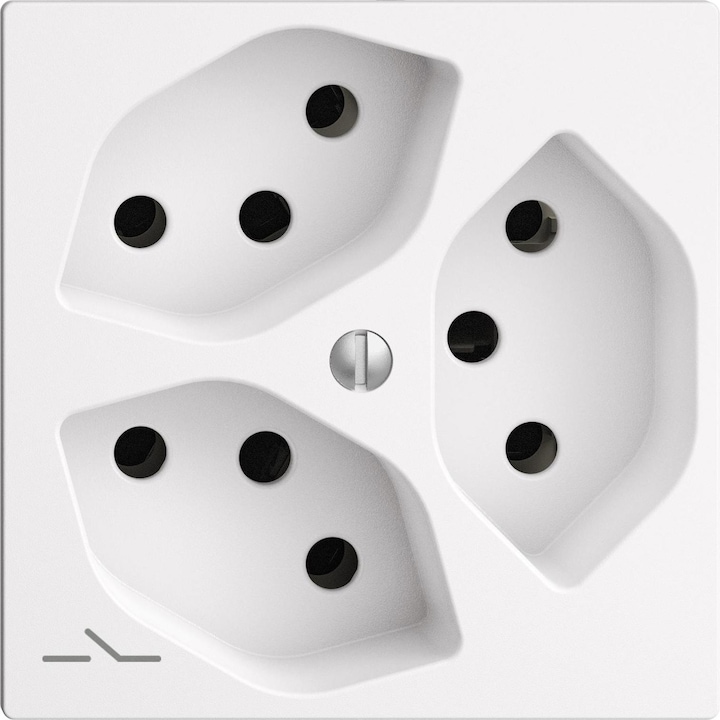 Feller Flush-mounted socket outlet