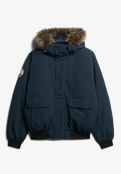 Produktbild Superdry Everest Bomberjacke mit Kunstfellbesatz (S)