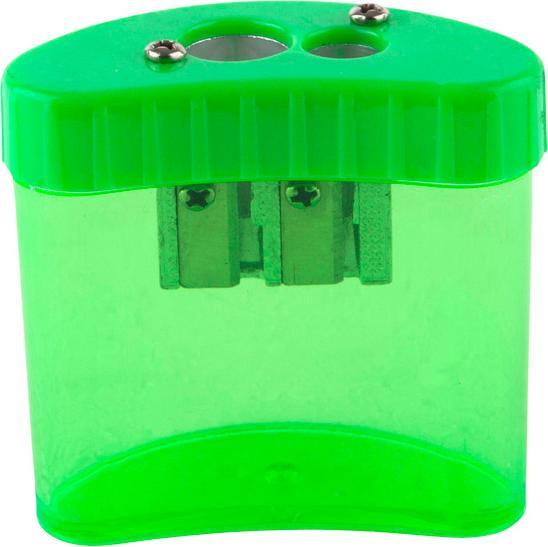 Actual product image Idena Sharpening box 2 oval, assorted colours