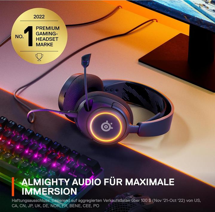 Produktbild SteelSeries Arctis Nova 3 (Kabelgebunden)