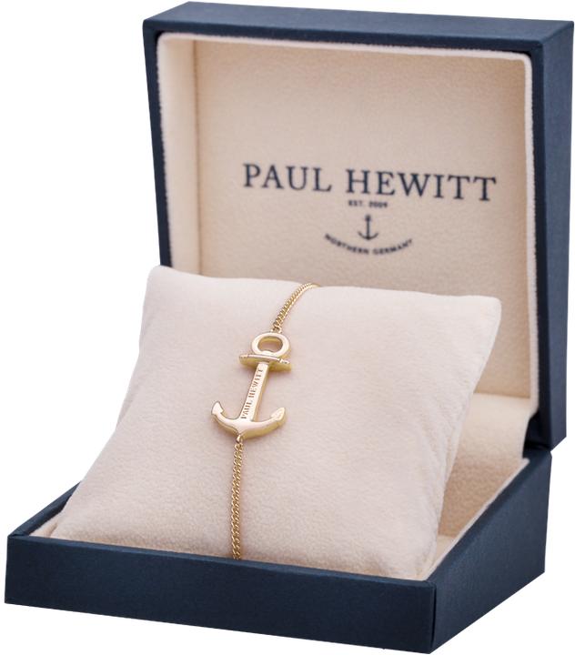 Produktbild Paul Hewitt Bracelet Anchor Spirit 18K Plated Gold (15.50 cm, Silber)