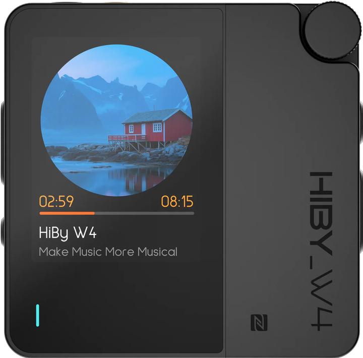 Produktbild HiBy W4 - Portabler HiFi Bluetooth Kopfhörerverstärker (Display, USB-DAC, aptX, Bluetooth)