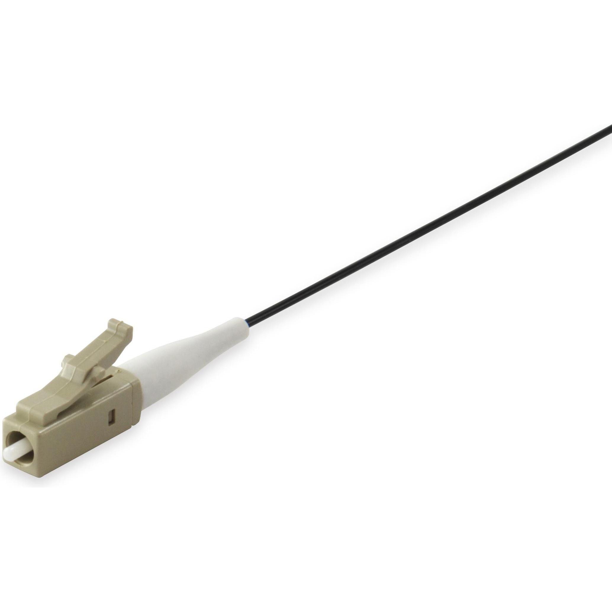 equip Glasfaser LC/PC Pigtail Multi Mode Duplex OM4 (0.50 m), Netzwerkkabel