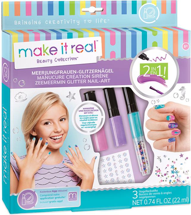 Produktbild Make it Real Meerjungfrauen Glitzernägel (BU1104490029)