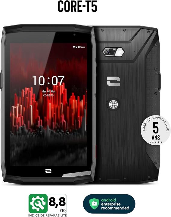 Produktbild Crosscall CORE-T5 (4G, 8", 64 GB, Schwarz)